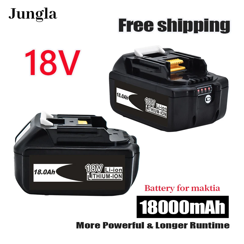 100% Newest BL1860 Rechargeable Battery 18 V 18000mAh Lithium Ion for Makita 18v Battery BL1840 BL1850 BL1830 BL1860B LXT400
100% Newest BL1860 Rechargeable Battery 18 V 18000mAh Lithium Ion for Makita 18v Battery BL1840 BL1850 BL1830 BL1860B LXT400