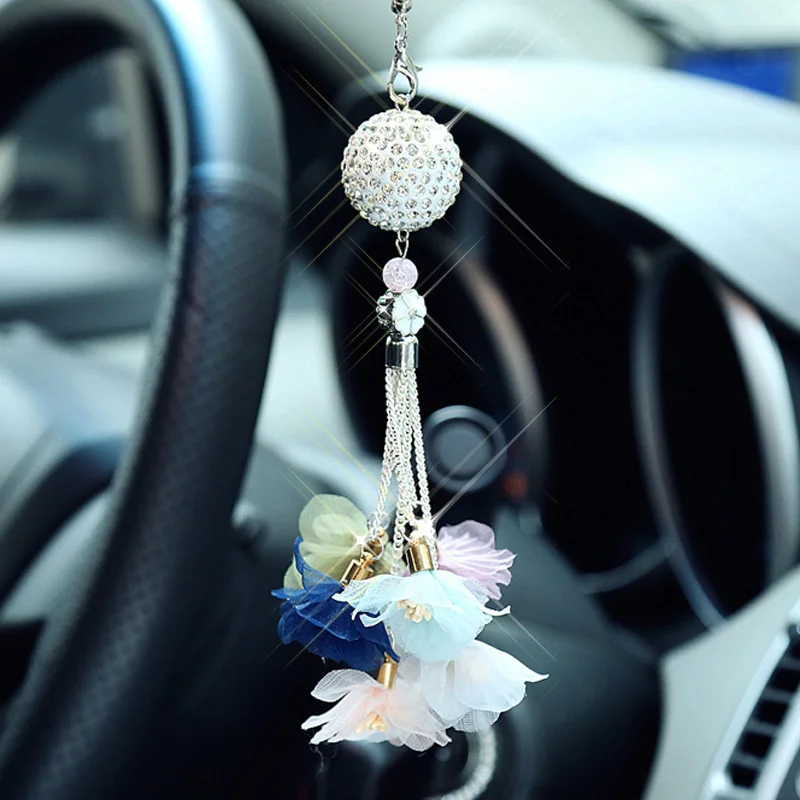 Creative fashion crystal ball inlaid with diamond rearview mirror car decoration gift car decoration hanging car pendant
Creative fashion crystal ball inlaid with diamond rearview mirror car decoration gift car decoration hanging car pendant