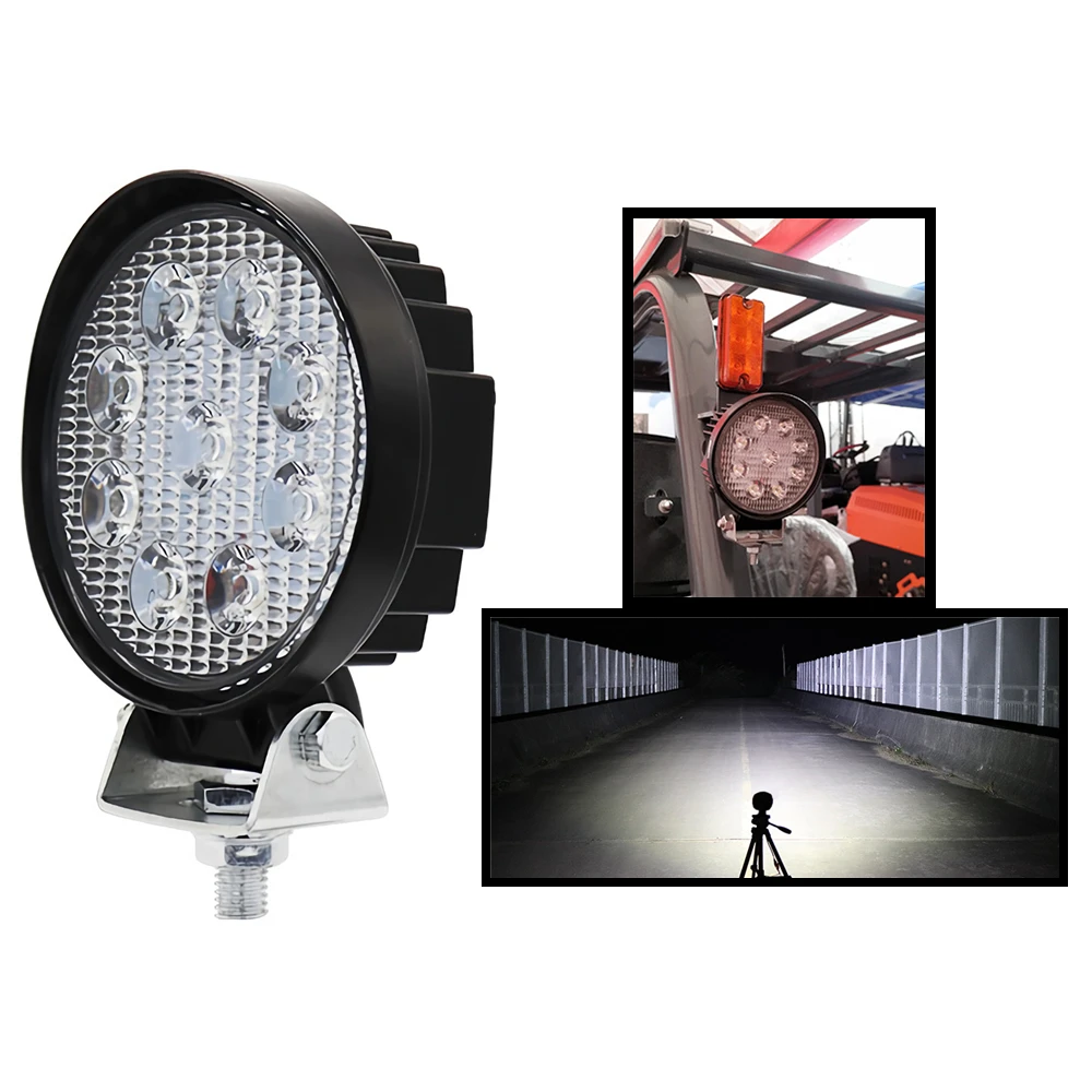 1Pc 27W Forklift Lamp 24V Excavator Front Lights Harvester Machine Light 12V - 60V Motorcycle Headlight LED Floodlight
1Pc 27W Forklift Lamp 24V Excavator Front Lights Harvester Machine Light 12V - 60V Motorcycle Headlight LED Floodlight