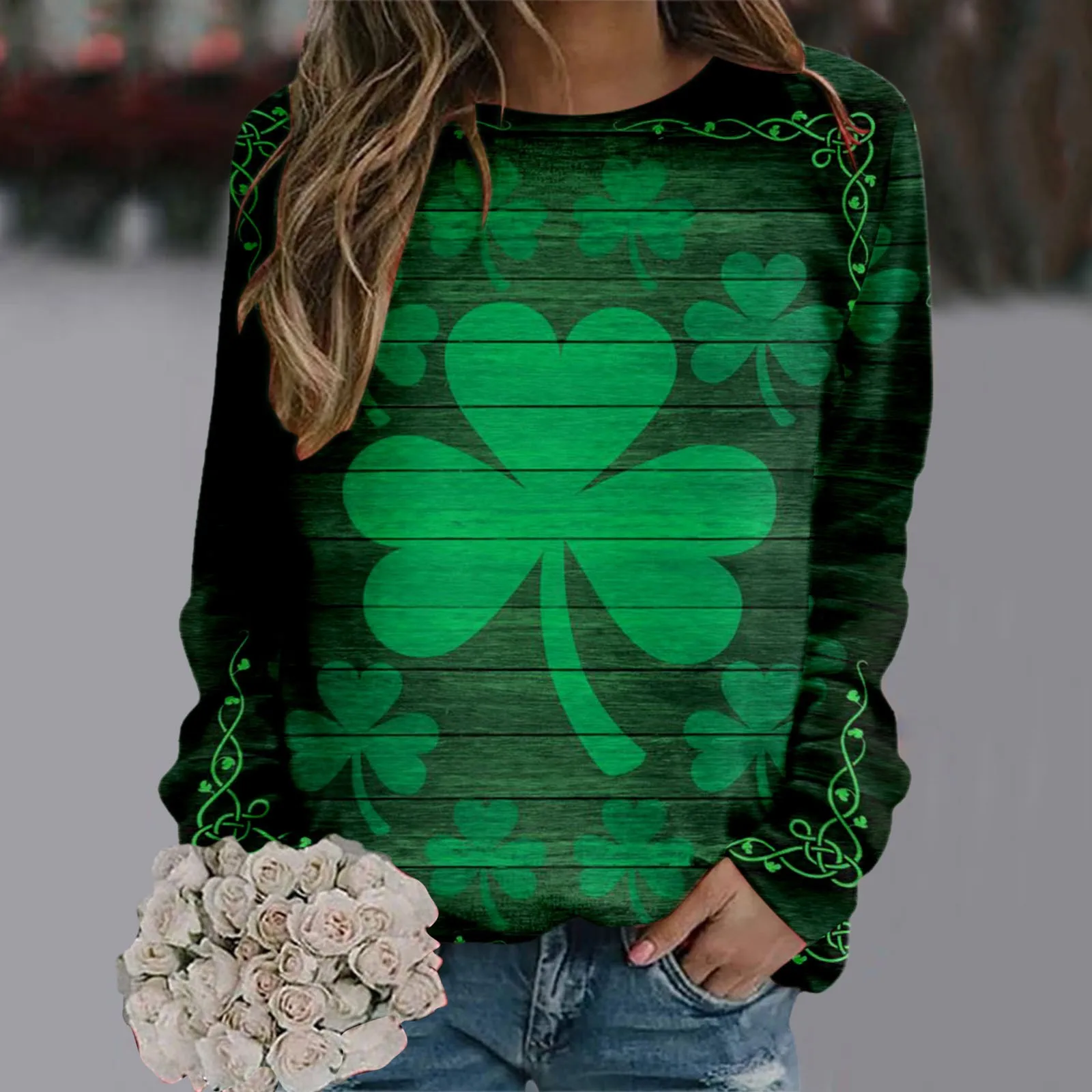 Plus Size Women's Clothing Happy St. Patrick’s Day Print Graphic Hoodies For Female Green Tee Women Spring Warm Pullovers
Plus Size Women's Clothing Happy St. Patrick’s Day Print Graphic Hoodies For Female Green Tee Women Spring Warm Pullovers