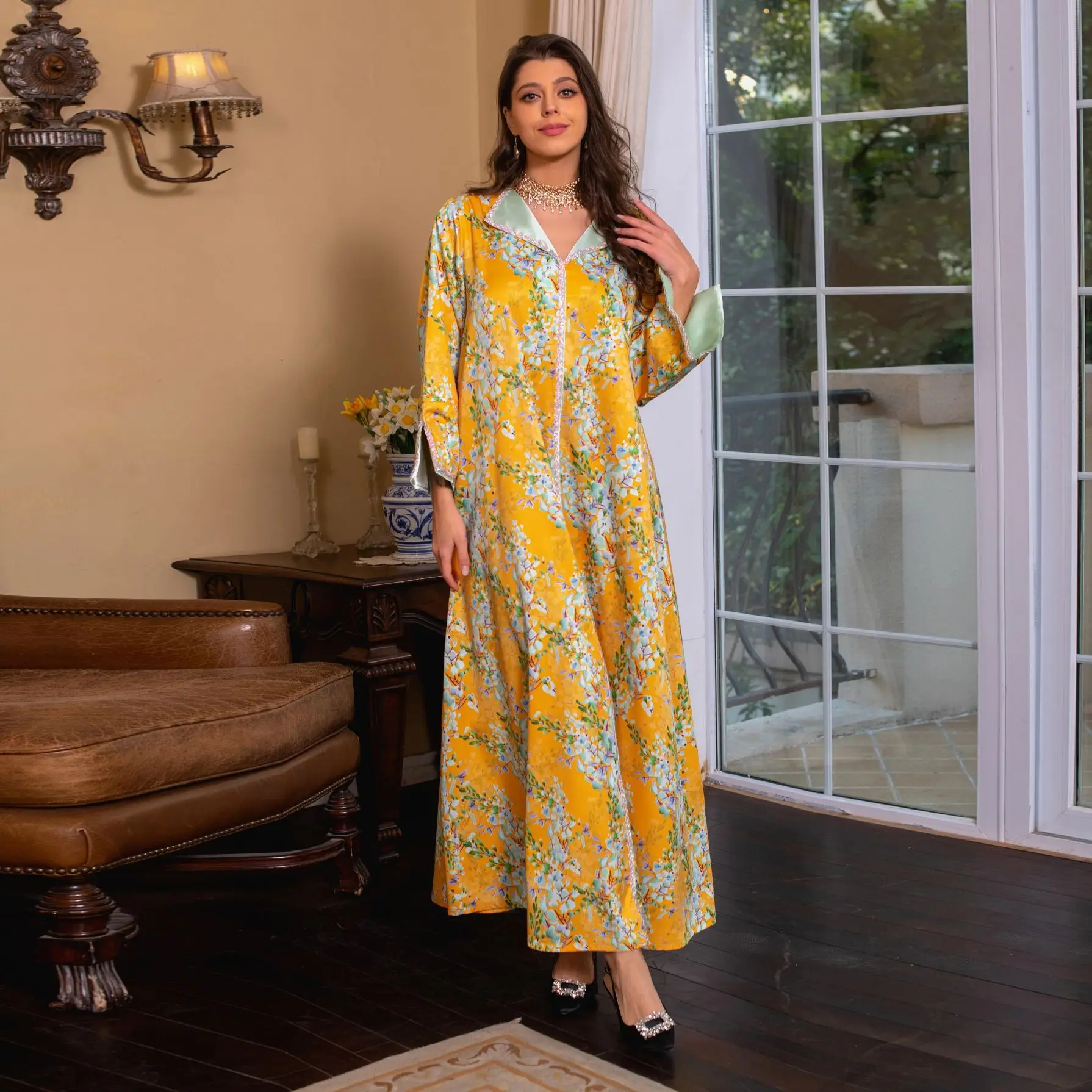 Luxury Embroidery Muslim Sets for Women Ramadan Abaya Dress Eid Jalabiya Marocain Clothes Islamic Turkey Moroccan Kaftan Robe
Luxury Embroidery Muslim Sets for Women Ramadan Abaya Dress Eid Jalabiya Marocain Clothes Islamic Turkey Moroccan Kaftan Robe