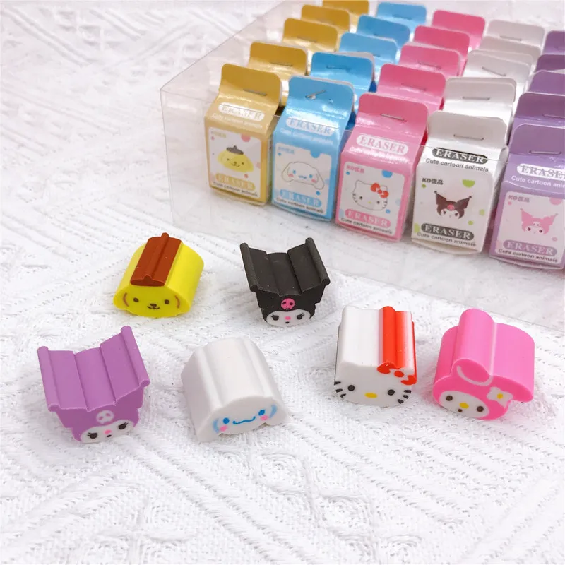 36 шт./компл. Kawaii Sanrios ластик Hellokittys Kuromi My Melody Cinnamoroll мультяшная молочная коробка студенческий ластик канцелярские принадлежности для детей по...
36 шт./компл. Kawaii Sanrios ластик Hellokittys Kuromi My Melody Cinnamoroll мультяшная молочная коробка студенческий ластик канцелярские принадлежности для детей по...