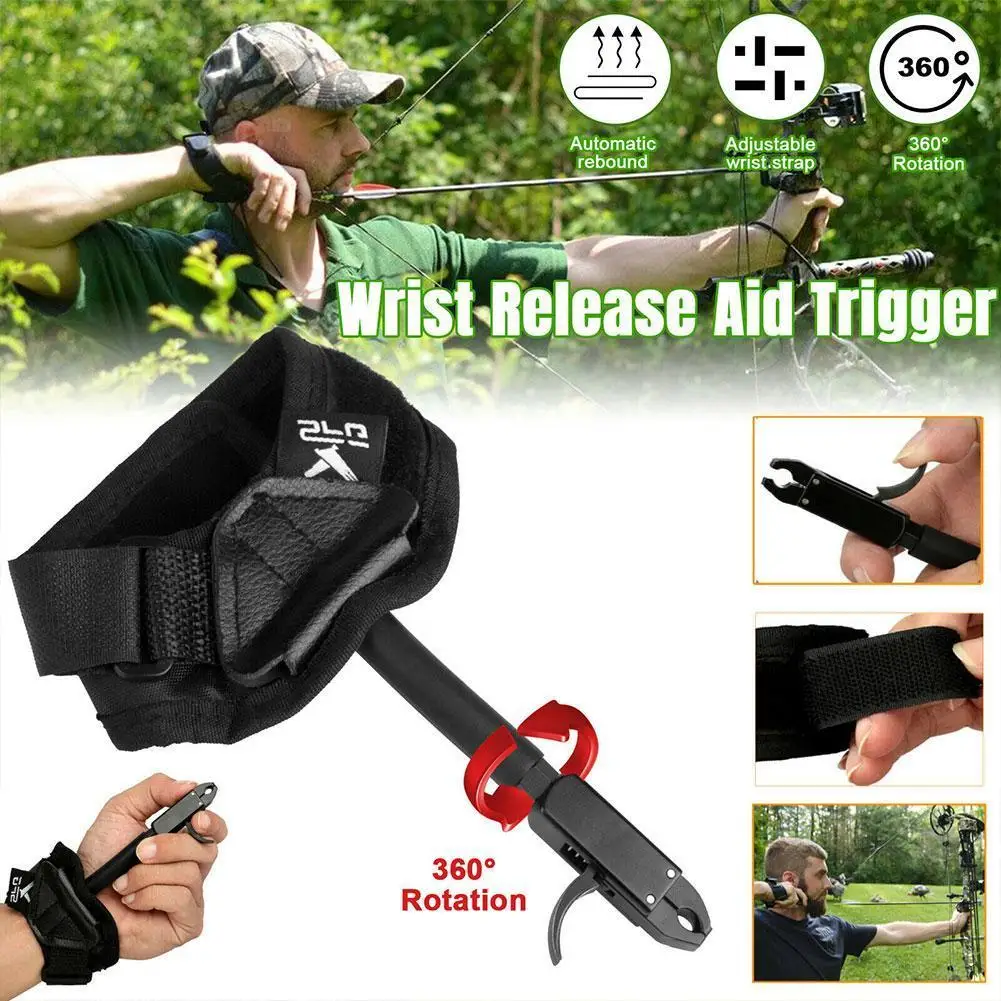 Archery Release Compound Bow Release Aid Trigger Adjustable Wrist Strap Trigger For Shooting Accessories Tool
Archery Release Compound Bow Release Aid Trigger Adjustable Wrist Strap Trigger For Shooting Accessories Tool