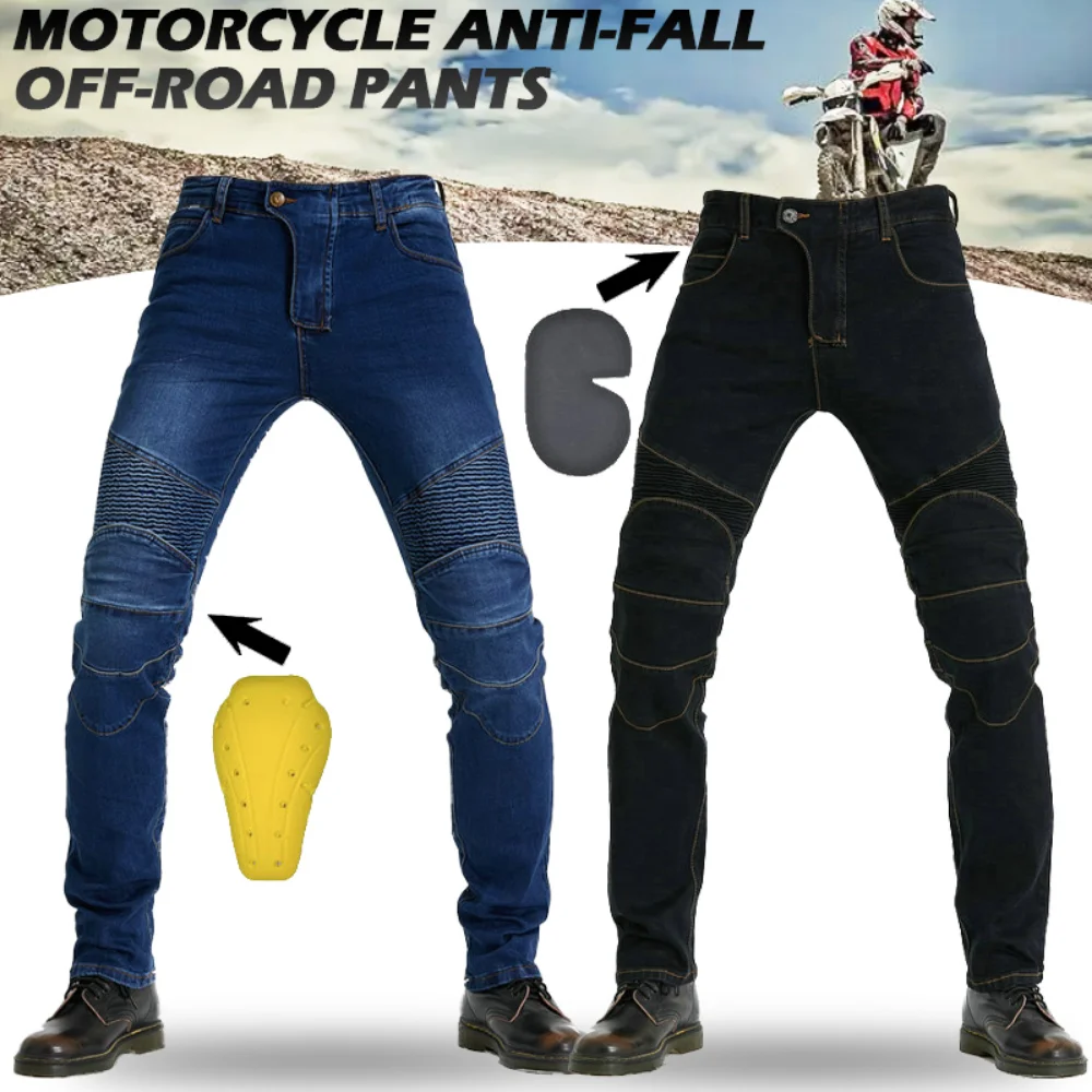 Mens Motorcycle Jeans with Protective Fall Pants Fashionable and Comfortable Off-road Motorcycle Racing Protective Riding Pants
Mens Motorcycle Jeans with Protective Fall Pants Fashionable and Comfortable Off-road Motorcycle Racing Protective Riding Pants