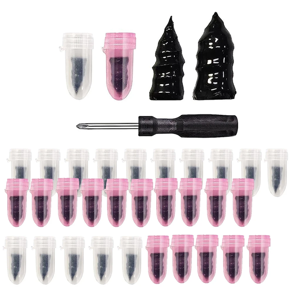 Car Tire Repair Rubber Nail 30+1PC Screw in Rubber Plug Nail Vacuum Tire Repair Kit Easy Installation Rubber Material
Car Tire Repair Rubber Nail 30+1PC Screw in Rubber Plug Nail Vacuum Tire Repair Kit Easy Installation Rubber Material