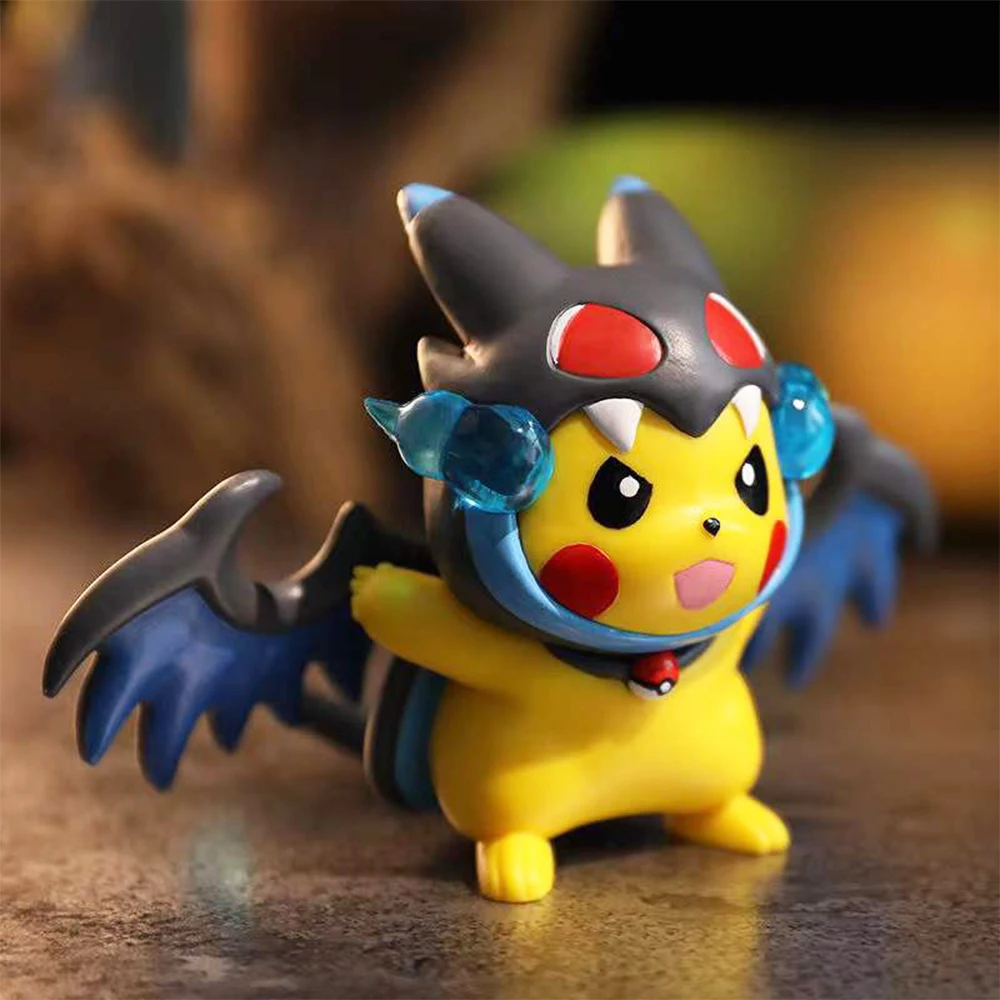 Экшн-фигурка покемона каваи Пикачу Cos из аниме «черный дракон», модель пламенной куклы, игрушка, настольное украшение, подарок для мальчика
Экшн-фигурка покемона каваи Пикачу Cos из аниме «черный дракон», модель пламенной куклы, игрушка, настольное украшение, подарок для мальчика