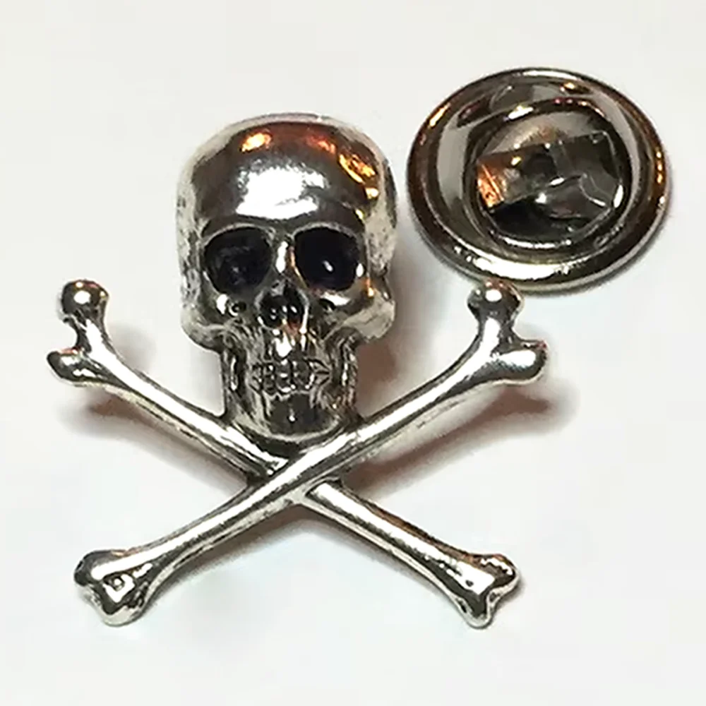 Catuni Goth Punk Skull Crossbones Pin Brooch Cool Metal Lapel Jacket Backpack Badge Jewelry Accessories Gift for Men Collection
Catuni Goth Punk Skull Crossbones Pin Brooch Cool Metal Lapel Jacket Backpack Badge Jewelry Accessories Gift for Men Collection