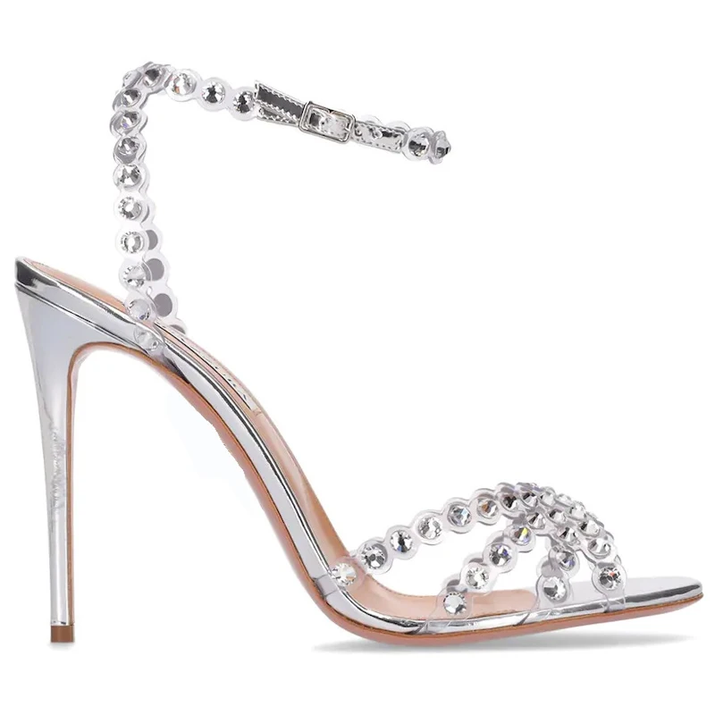 2022 New Summer Stiletto High Heel Sexy Women Sandals Crystal Ankle Strap Fashion Bridals Evening Party Lady Shoes 28-CHC-26
2022 New Summer Stiletto High Heel Sexy Women Sandals Crystal Ankle Strap Fashion Bridals Evening Party Lady Shoes 28-CHC-26