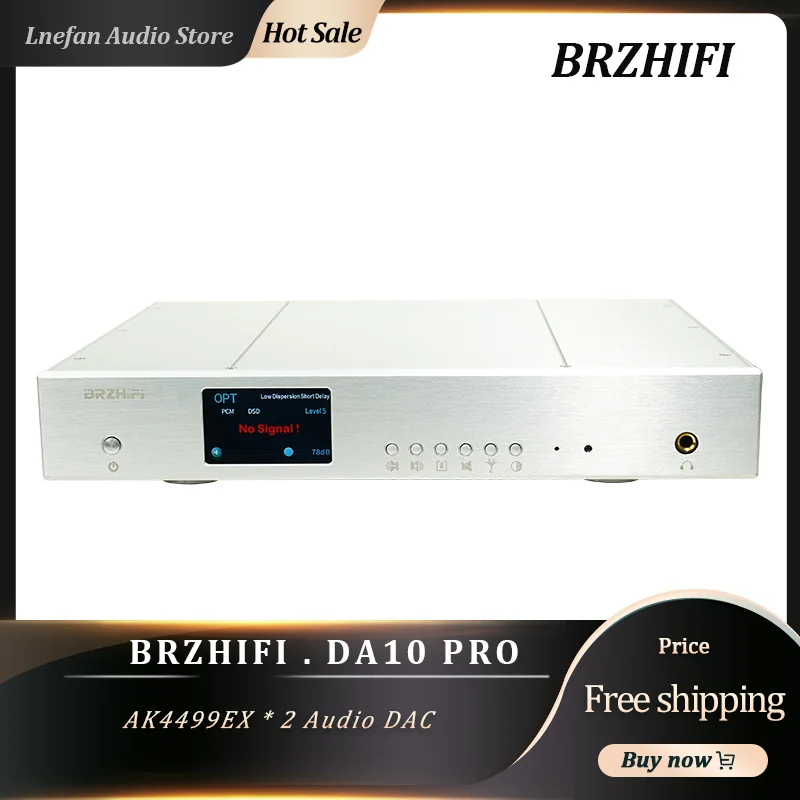 BRZHIFI DA10 PRO DAC AK4499EX * 2 Аудио Баланс декодер USB аманеро 32 бит 384 кГц DSD512 Bluetooth 5,1 LDAC усилитель наушников
BRZHIFI DA10 PRO DAC AK4499EX * 2 Аудио Баланс декодер USB аманеро 32 бит 384 кГц DSD512 Bluetooth 5,1 LDAC усилитель наушников