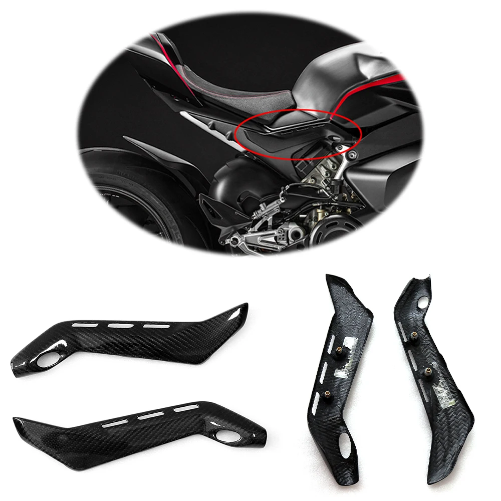 For Ducati Panigale V4 V4S 2018-2020 Carbon Fiber Motorcycle Sub-Frame Covers Protectors Seat Side Covers Gloss and Matte
For Ducati Panigale V4 V4S 2018-2020 Carbon Fiber Motorcycle Sub-Frame Covers Protectors Seat Side Covers Gloss and Matte
