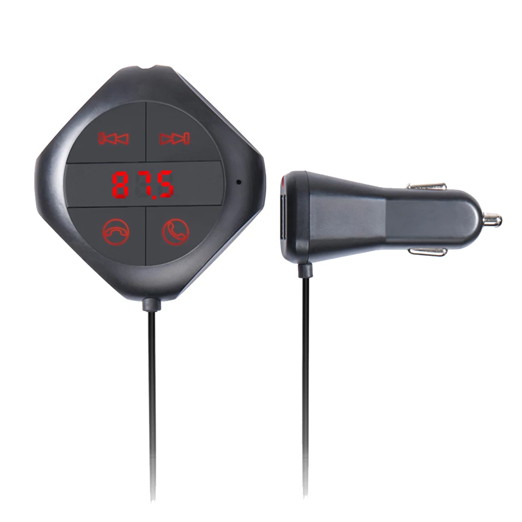Car MP3 Music Player FM Transmitter Modulator AUX Out Bluetooth Handsfree Phone Dual USB Charger TF Card Reader
Car MP3 Music Player FM Transmitter Modulator AUX Out Bluetooth Handsfree Phone Dual USB Charger TF Card Reader