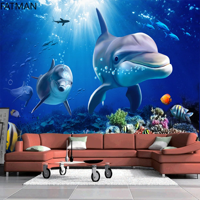 Фотообои FATMAN на заказ, 3D дельфин, подводный мир, фон, современные настенные фрески, домашний декор, ТВ, настенная живопись, Прямая поставка
Фотообои FATMAN на заказ, 3D дельфин, подводный мир, фон, современные настенные фрески, домашний декор, ТВ, настенная живопись, Прямая поставка