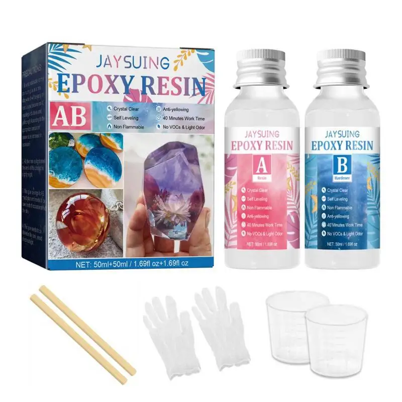 Clear Resin Epoxy Kit Crystal Clear Craft Resin for Jewelry DIY Art Crafts Cast Coating Wood Easy Cast Resin for Christmas Gift
Clear Resin Epoxy Kit Crystal Clear Craft Resin for Jewelry DIY Art Crafts Cast Coating Wood Easy Cast Resin for Christmas Gift