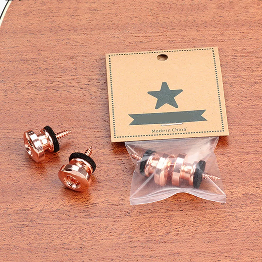 2 Pcs Guitar Strap Button Locks Secure Screw Bass Ukulele Belt Buckle Buttons For Folk Guitar Electric Guitar Bass
2 Pcs Guitar Strap Button Locks Secure Screw Bass Ukulele Belt Buckle Buttons For Folk Guitar Electric Guitar Bass