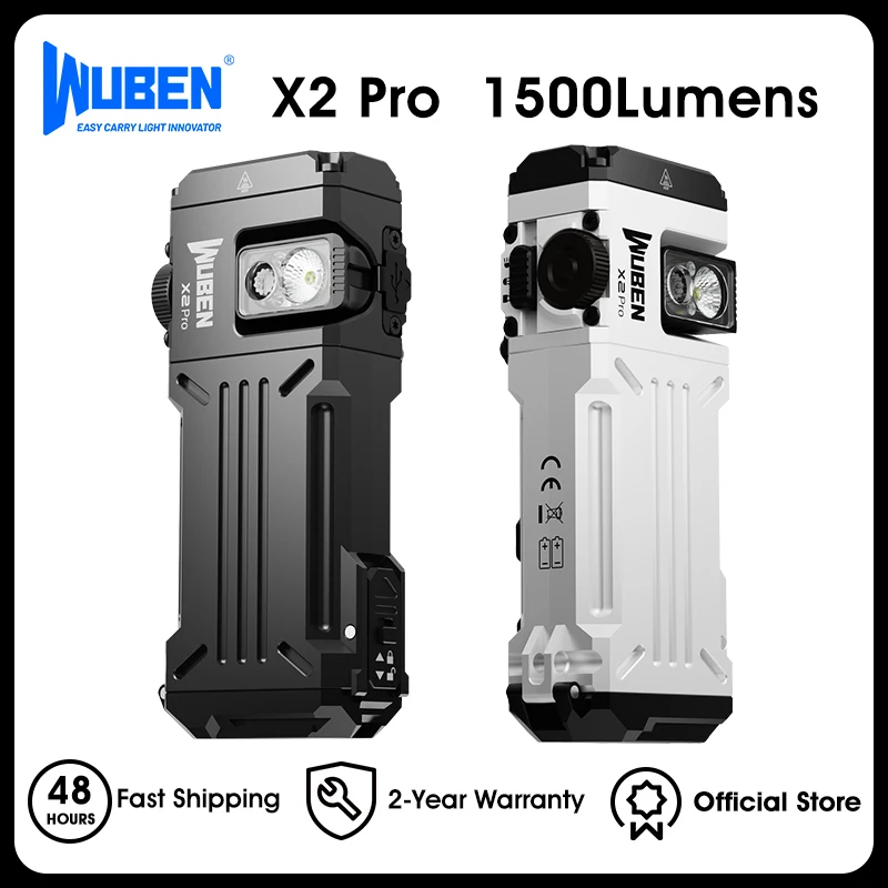 WUBEN X2Pro фонарик 1500 люмен
WUBEN X2Pro фонарик 1500 люмен