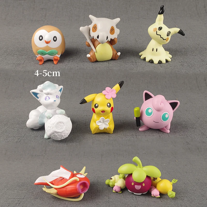 Genuine Pokemon Doll Bounsweet Action Figures Rowlet Pikachu Cubone Magikarp Vulpix Jigglypuff Toy Mimikyu Collectible
Genuine Pokemon Doll Bounsweet Action Figures Rowlet Pikachu Cubone Magikarp Vulpix Jigglypuff Toy Mimikyu Collectible