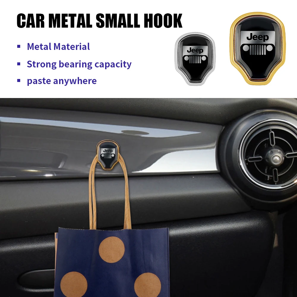 2pcs Metal Car Hooks Stickers Organizer Hanger Holder Accessories For Jeep Renegade Patriot Wrangler Cherokee Compass Rubicons
2pcs Metal Car Hooks Stickers Organizer Hanger Holder Accessories For Jeep Renegade Patriot Wrangler Cherokee Compass Rubicons