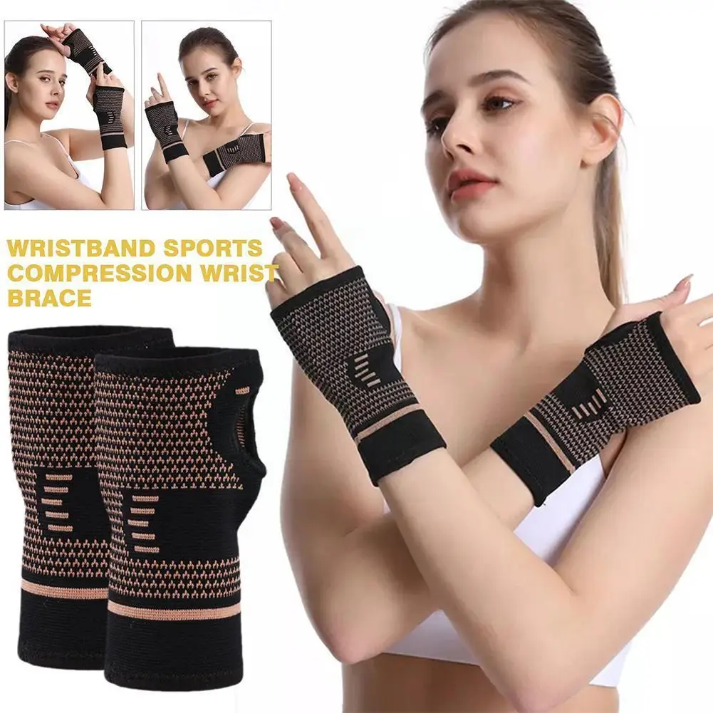 Pressure Knitting Sports Protection Pressure Elastic Wrist Sports Palm Travel Sports Outdoor Fitness Guard Guard Essential O0P4
Pressure Knitting Sports Protection Pressure Elastic Wrist Sports Palm Travel Sports Outdoor Fitness Guard Guard Essential O0P4