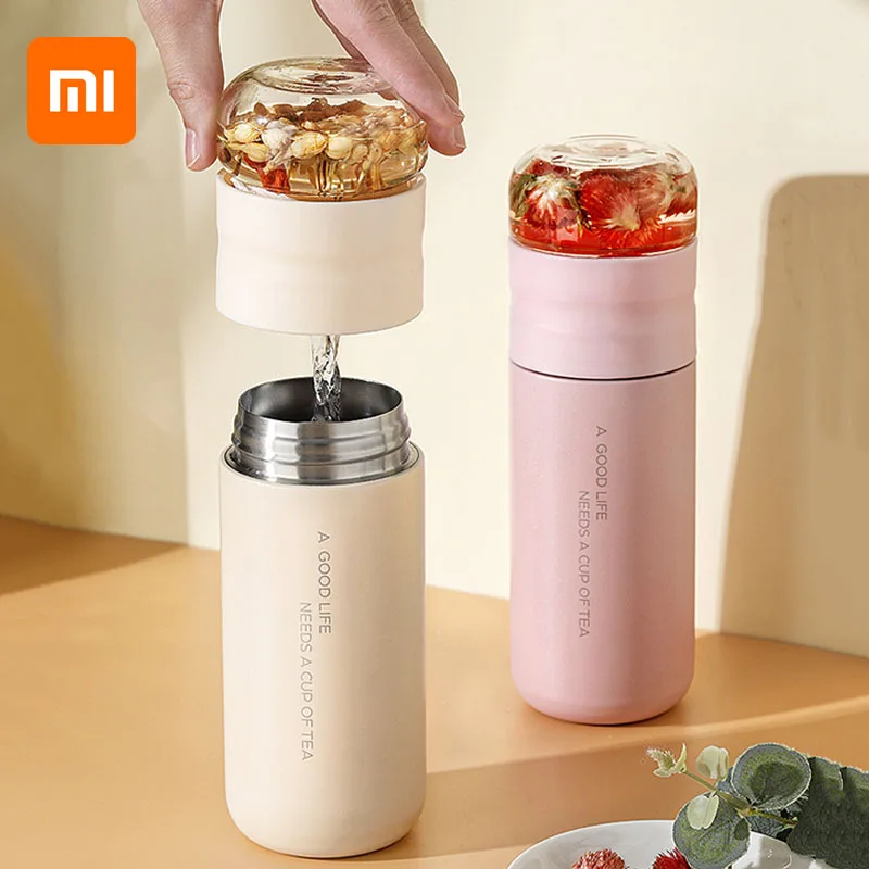 Insulated Cup with Filter Tea Maker Stainless Steel Thermos Bottle with Glass Infuser Separates Tea and Water 300ML
Insulated Cup with Filter Tea Maker Stainless Steel Thermos Bottle with Glass Infuser Separates Tea and Water 300ML