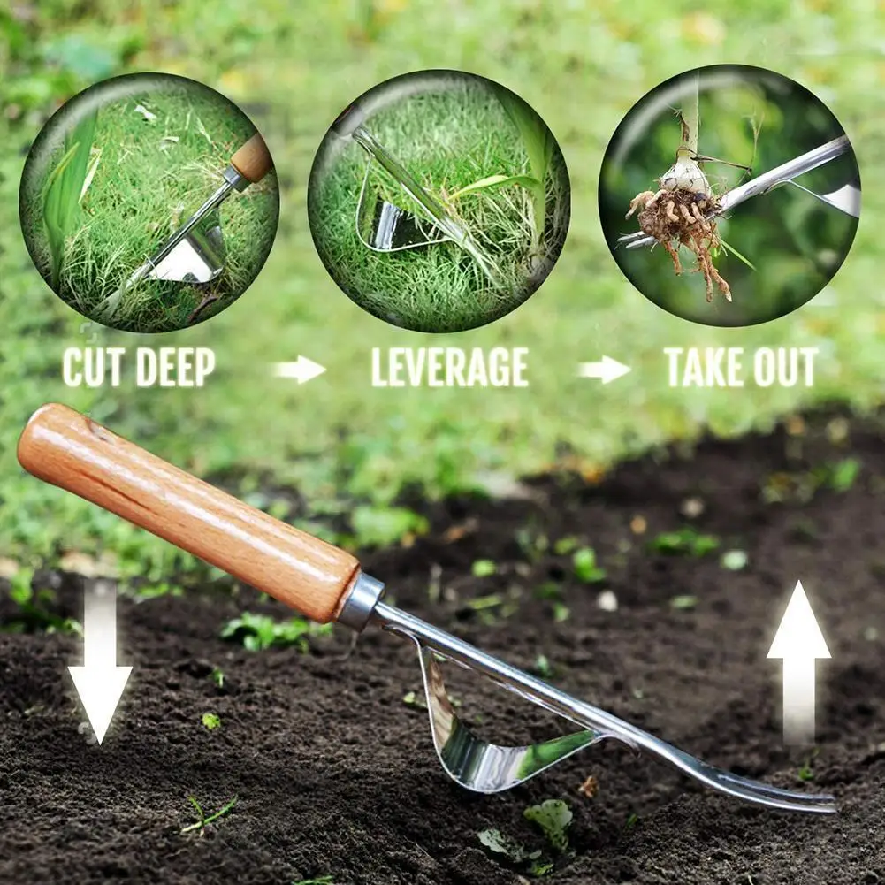 Manual Weeding Tool Garden Hand Weeder with Wood Handle Hand weeding tool Manual Farmland Digging Lawn
Manual Weeding Tool Garden Hand Weeder with Wood Handle Hand weeding tool Manual Farmland Digging Lawn