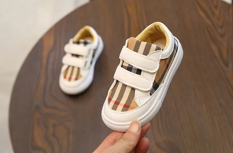 Spring Autumn White Shoes Korean Children's Sneakers Plaid Shoes for Kid Sneakers Baby Toddler Girls Boys Casual Running Shoes
Spring Autumn White Shoes Korean Children's Sneakers Plaid Shoes for Kid Sneakers Baby Toddler Girls Boys Casual Running Shoes