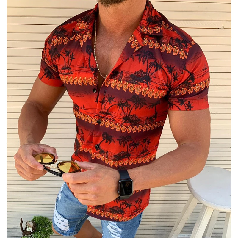 Men's Short Sleeve Shirt Hawaiian Men's Casual Beach Holiday Tree 3D Print Shirt Male Lapel Shirt Clothing Fashion Tops
Men's Short Sleeve Shirt Hawaiian Men's Casual Beach Holiday Tree 3D Print Shirt Male Lapel Shirt Clothing Fashion Tops