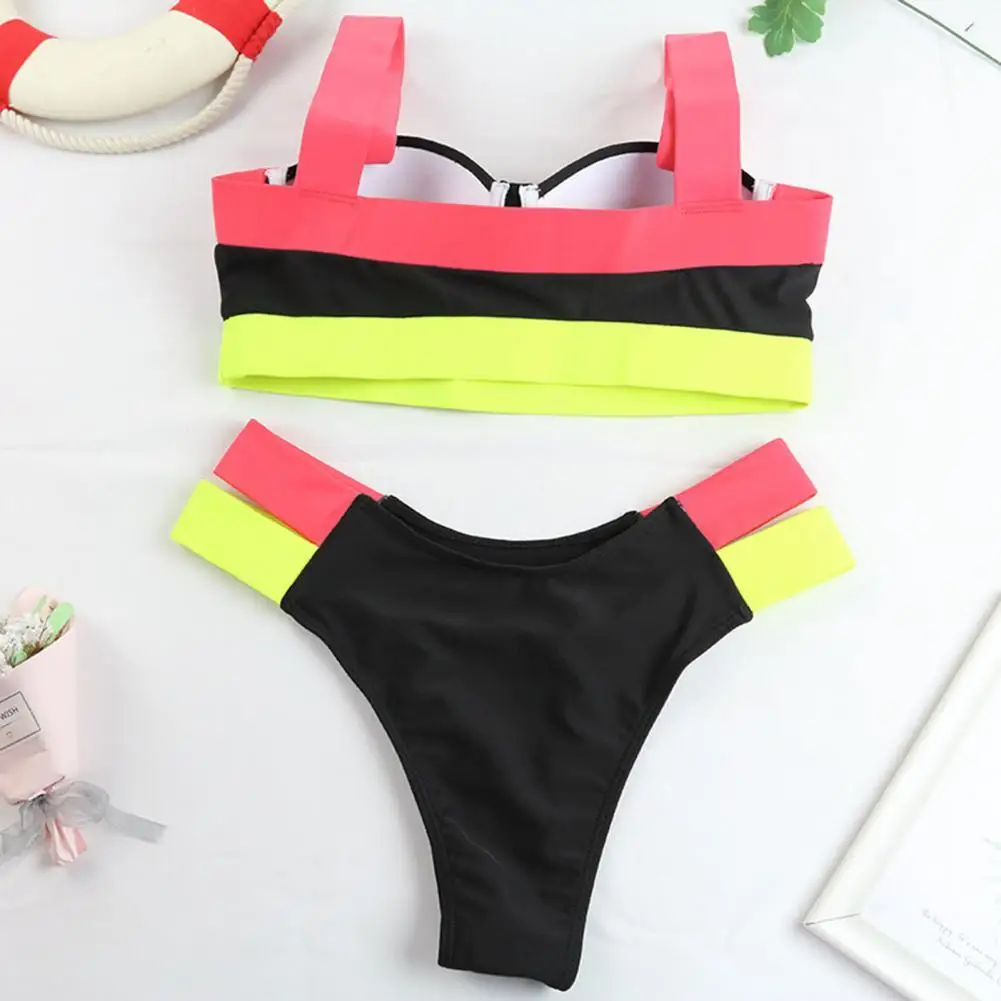 Charming Sexy Multi Patchwork Bra Briefs Bikini Set Women Swimsuit Lightweight Hollow Out
Charming Sexy Multi Patchwork Bra Briefs Bikini Set Women Swimsuit Lightweight Hollow Out
