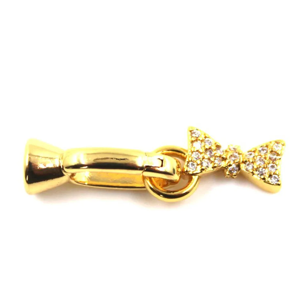 DIY accessories quality Real G18K gold plated clasp small pearl pearl beeswax jade necklace bracelet clasp bow
DIY accessories quality Real G18K gold plated clasp small pearl pearl beeswax jade necklace bracelet clasp bow