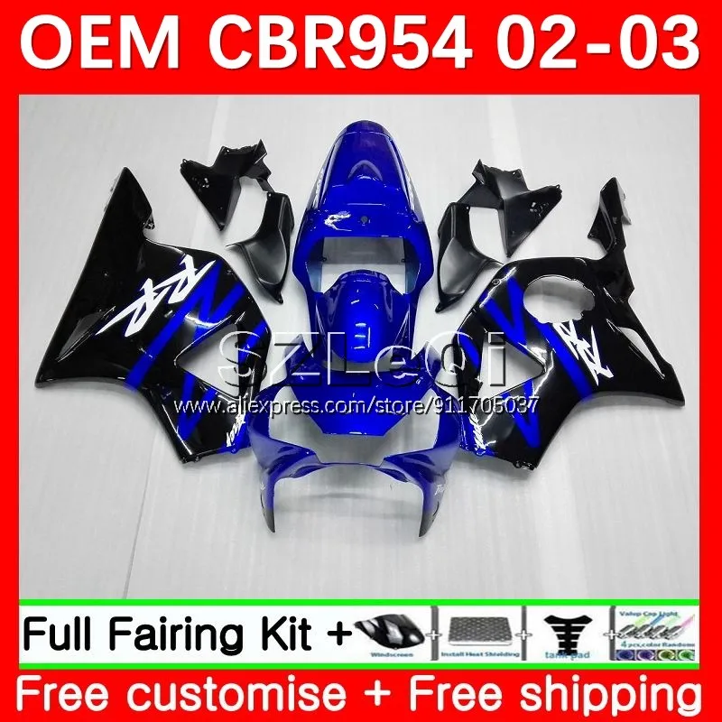 Сине-черный OEM инъекционный обтекатель для HONDA CBR 900 954 RR CC 954RR 900RR CBR954 RR CBR954RR 02 03 CBR900RR 2002 2003 48LQ.6
Сине-черный OEM инъекционный обтекатель для HONDA CBR 900 954 RR CC 954RR 900RR CBR954 RR CBR954RR 02 03 CBR900RR 2002 2003 48LQ.6