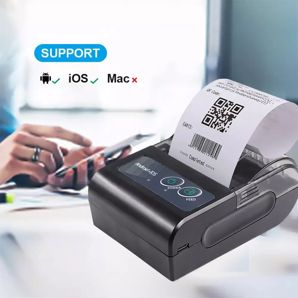 Mini Portable Thermal Printers Receipt Bill Bluetooth-compatible 4.0 Wireless Printer For Windows Android IOS Pocket Printer
Mini Portable Thermal Printers Receipt Bill Bluetooth-compatible 4.0 Wireless Printer For Windows Android IOS Pocket Printer