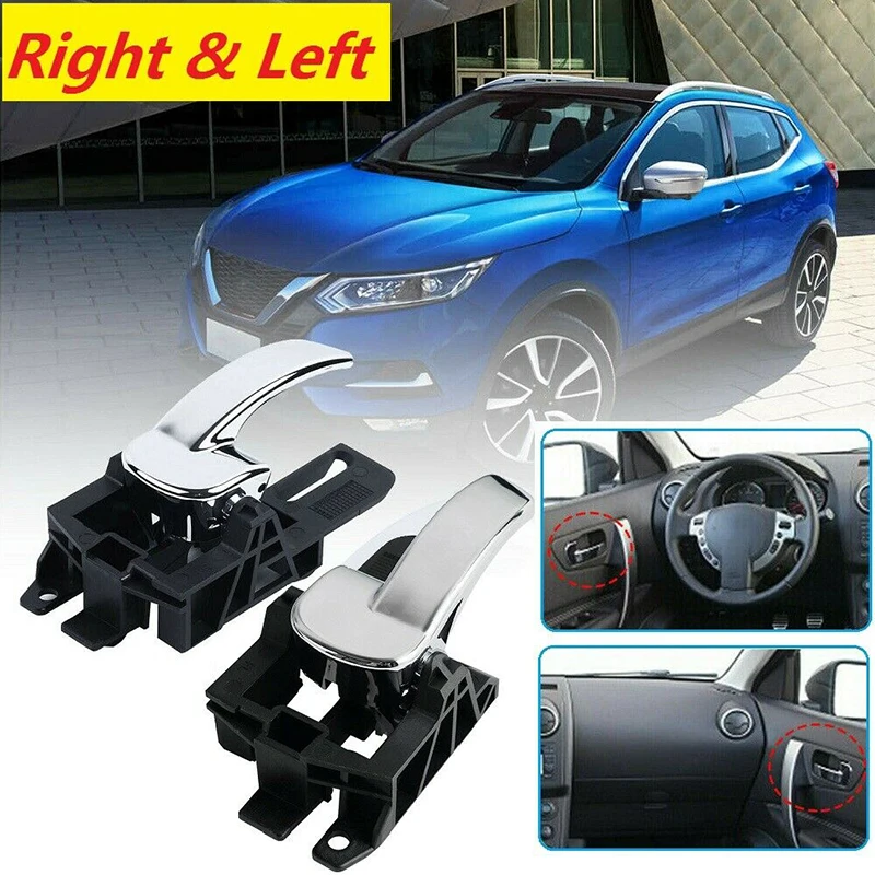 For Nissan Qashqai J10 2007 2008 2009 2010 2011 2012 2013 Door Handle Interior Inner Chrome Left Right 80670JD00E 80671JD00E
For Nissan Qashqai J10 2007 2008 2009 2010 2011 2012 2013 Door Handle Interior Inner Chrome Left Right 80670JD00E 80671JD00E