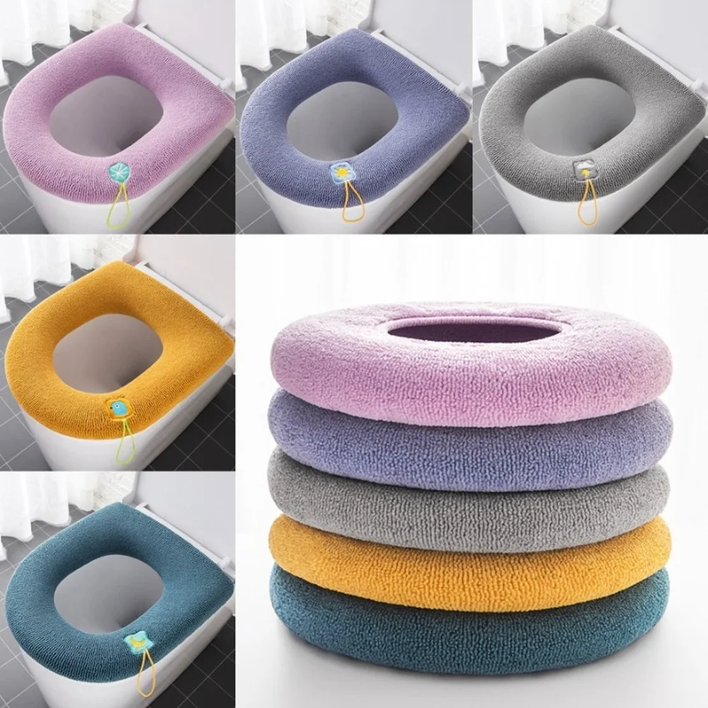 Thickened Knitted Universal Toilet Seat Cushion Four Seasons Toilet Cover Household Washable Toilet Accessories
Thickened Knitted Universal Toilet Seat Cushion Four Seasons Toilet Cover Household Washable Toilet Accessories