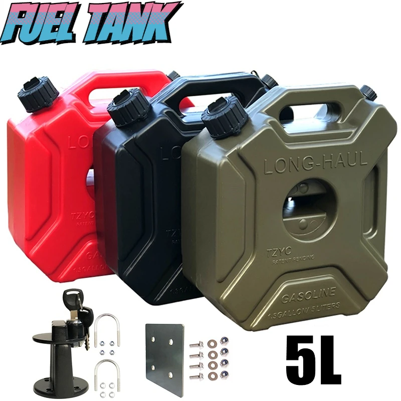Red Green Black 5L Fuel Tank Petrol Cans Barrels Can Gas Spare Container Anti-static Jerry Can Polaris Fuel Tank Pack Jerrycan
Red Green Black 5L Fuel Tank Petrol Cans Barrels Can Gas Spare Container Anti-static Jerry Can Polaris Fuel Tank Pack Jerrycan