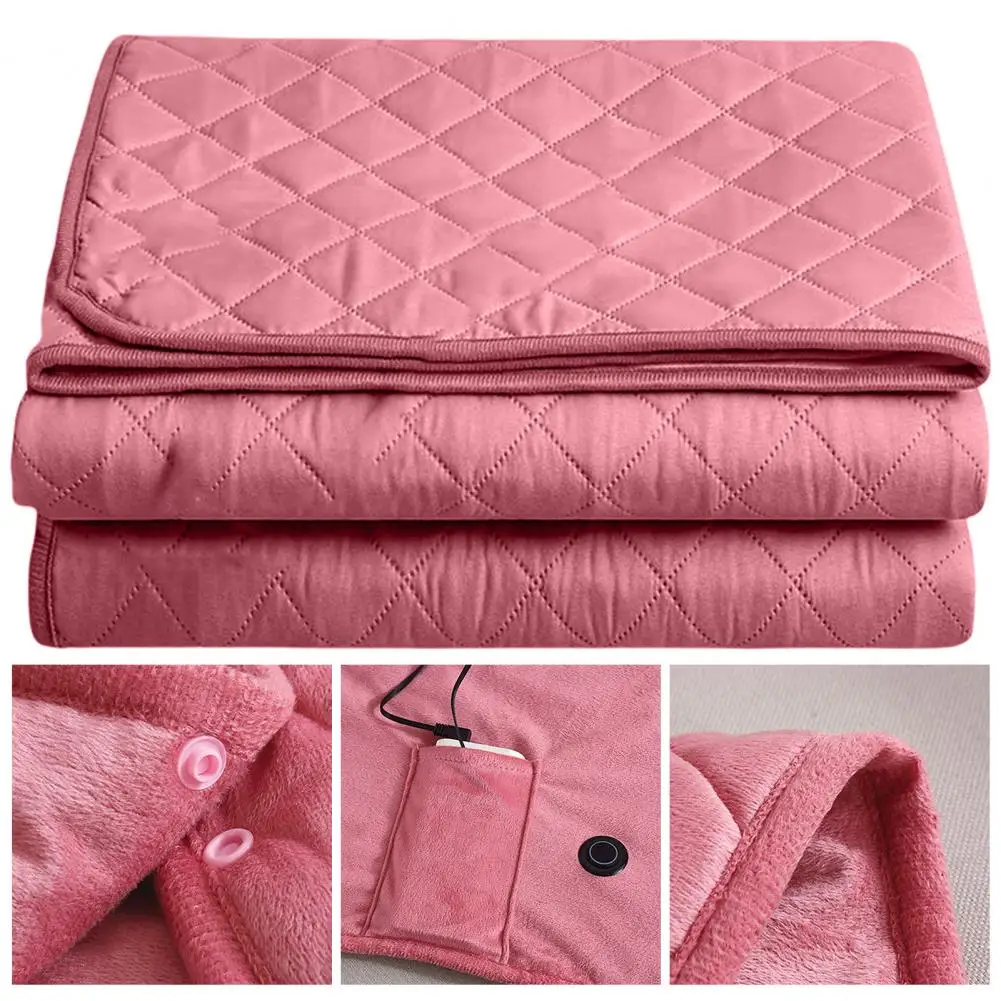 Durable Comfortable Electric Blanket 3-speed Adjustable Constant Temperature USB Heated Cape Blanket Pad Warm-keeping
Durable Comfortable Electric Blanket 3-speed Adjustable Constant Temperature USB Heated Cape Blanket Pad Warm-keeping