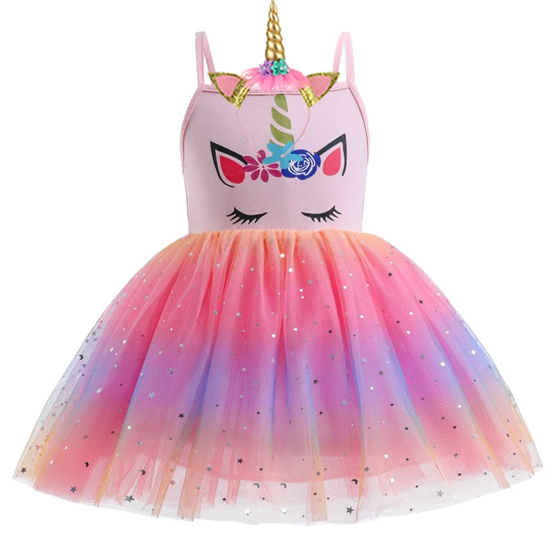 Girl's birthday party Unicorn print suspender mesh skirt 2022 new summer rainbow suspender casual out sleeveless dress
Girl's birthday party Unicorn print suspender mesh skirt 2022 new summer rainbow suspender casual out sleeveless dress