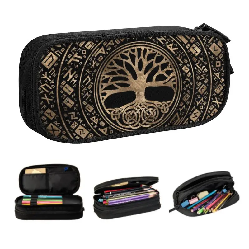 Vikings Tree Of Life Kawaii Pencil Cases Girl Boy Large Capacity Yggdrasil Runic Ragnar Lothbrok Pencil Pouch School Accessories
Vikings Tree Of Life Kawaii Pencil Cases Girl Boy Large Capacity Yggdrasil Runic Ragnar Lothbrok Pencil Pouch School Accessories