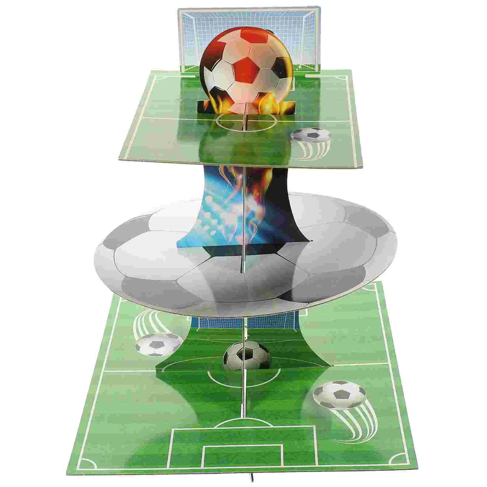 Football Cake Stand Cupcake Display Rack Tiered Party Accessory Convenient Paper Display Stand
Football Cake Stand Cupcake Display Rack Tiered Party Accessory Convenient Paper Display Stand