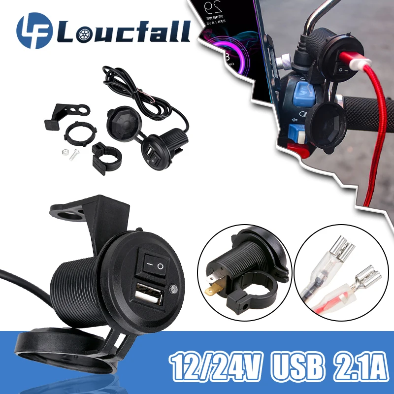 12V 24V Quick Charge 5V 2.1A Car Charger Socket Digital Display Voltmeter USB Charger Socket with ON-OFF Switch for Motorcycle
12V 24V Quick Charge 5V 2.1A Car Charger Socket Digital Display Voltmeter USB Charger Socket with ON-OFF Switch for Motorcycle
