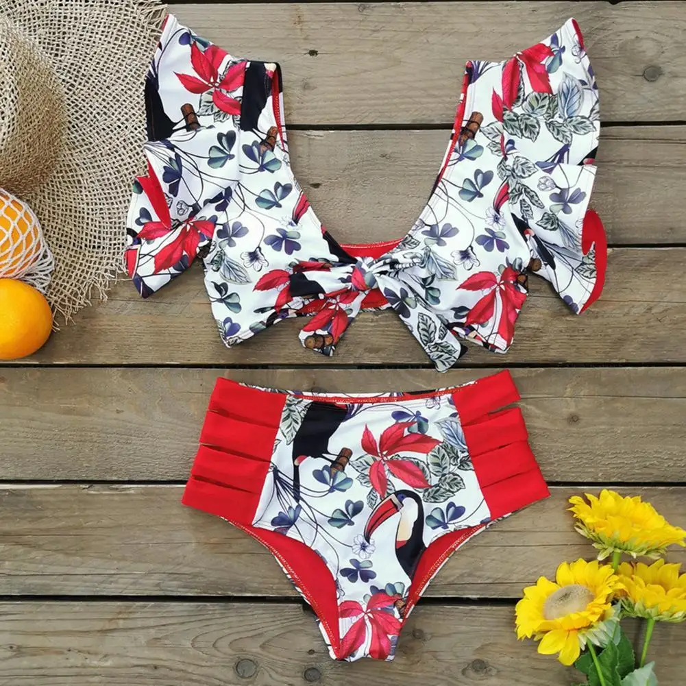 1 Set Pretty Women Bikinis Two-piece Backless Swimwear Set Soft Touching Bathing Suit
1 Set Pretty Women Bikinis Two-piece Backless Swimwear Set Soft Touching Bathing Suit