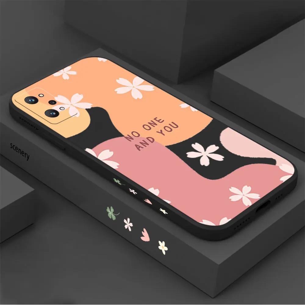 

Lovely Flower Case For Realme GT NEO 5 3 2 2T 10 8 8I 7 7I 6 5 9I 9 6S 5S 5I V25 V15 V13 V11 C21 C21Y C15 C25Y Pro 4G 5G Cover