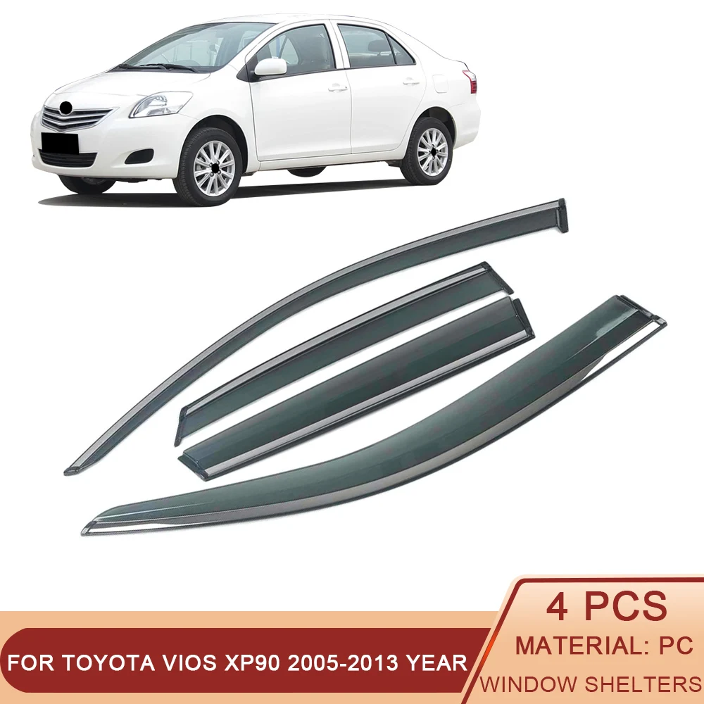 For TOYOTA VIOS XP90 2005-2013 Car Window Sun Rain Shade Visors Shield Shelter Protector Cover Trim Frame Sticker Accessories
For TOYOTA VIOS XP90 2005-2013 Car Window Sun Rain Shade Visors Shield Shelter Protector Cover Trim Frame Sticker Accessories