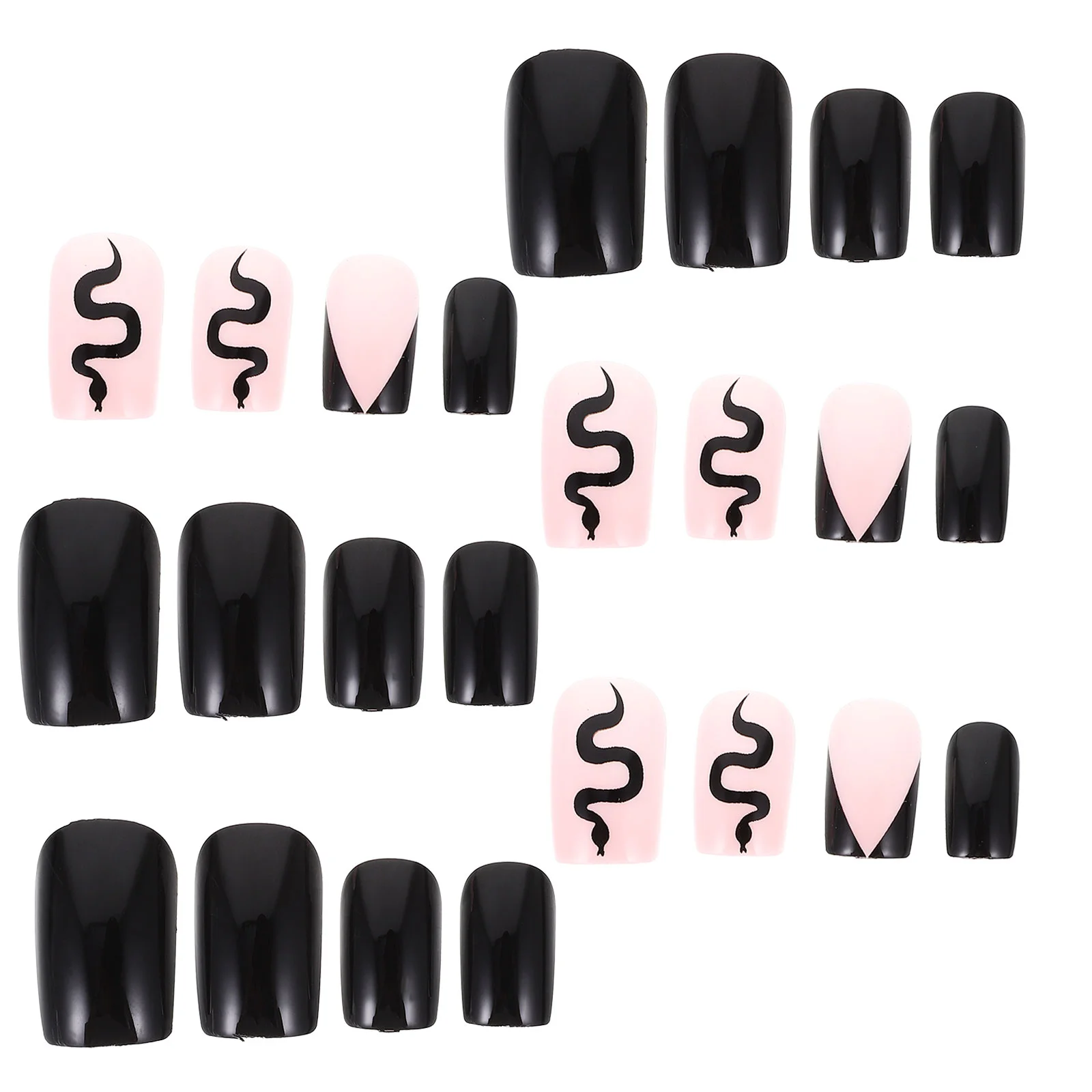 1 Set Black False Nails Press on Nails Women Fake Nails Teen Girls Detachable Personalized Manicure Supplies 
1 Set Black False Nails Press on Nails Women Fake Nails Teen Girls Detachable Personalized Manicure Supplies