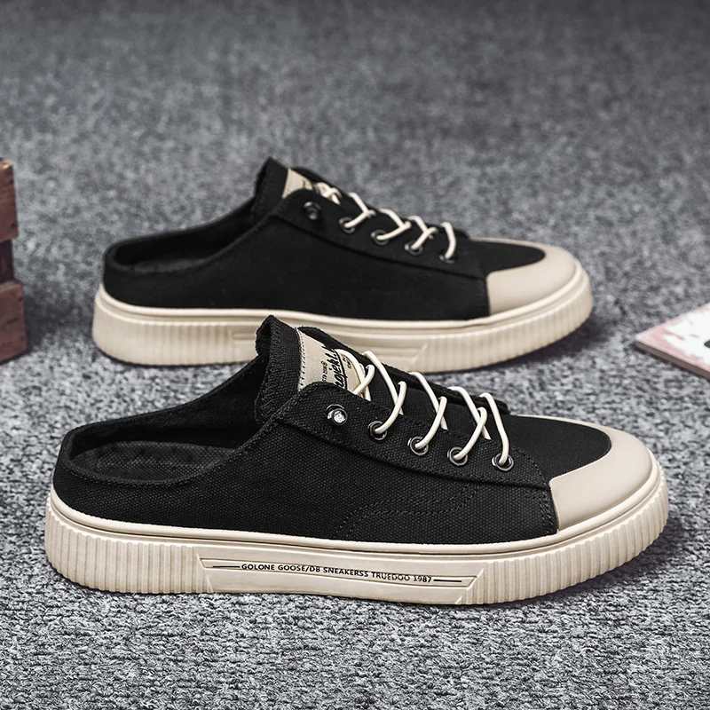 Men's Summer Fashion Canvas Casual Mules Male Breathable Comfy Soft Canvas Half Loafer Slippers Concise Leisure Colth Sandals
Men's Summer Fashion Canvas Casual Mules Male Breathable Comfy Soft Canvas Half Loafer Slippers Concise Leisure Colth Sandals