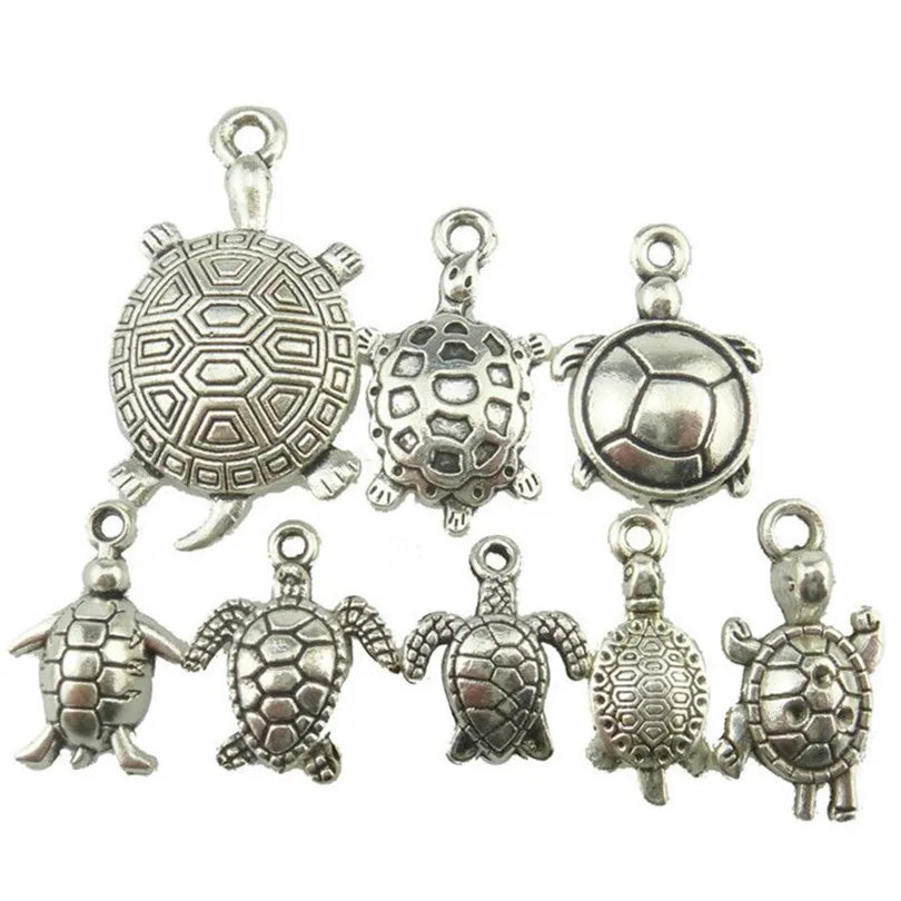 Vintage Silver Alloy Mix Turtles Charms Pendant Accessories Jewelry Making Earrings Necklace Metal Materials Bulk Wholesale
Vintage Silver Alloy Mix Turtles Charms Pendant Accessories Jewelry Making Earrings Necklace Metal Materials Bulk Wholesale