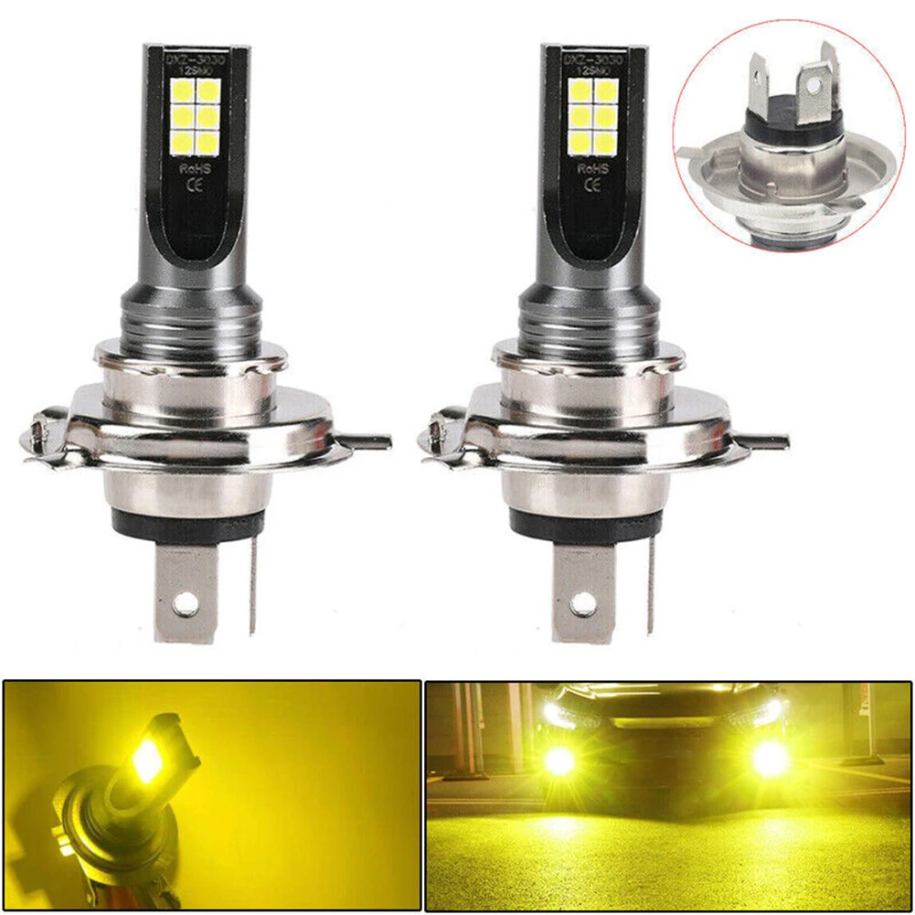 High Low Beam H4 LED Headlights 2pcs 3000k Aluminum Alloy DC 12V Fog Light 360 Degree Lighting Car Accessories
High Low Beam H4 LED Headlights 2pcs 3000k Aluminum Alloy DC 12V Fog Light 360 Degree Lighting Car Accessories