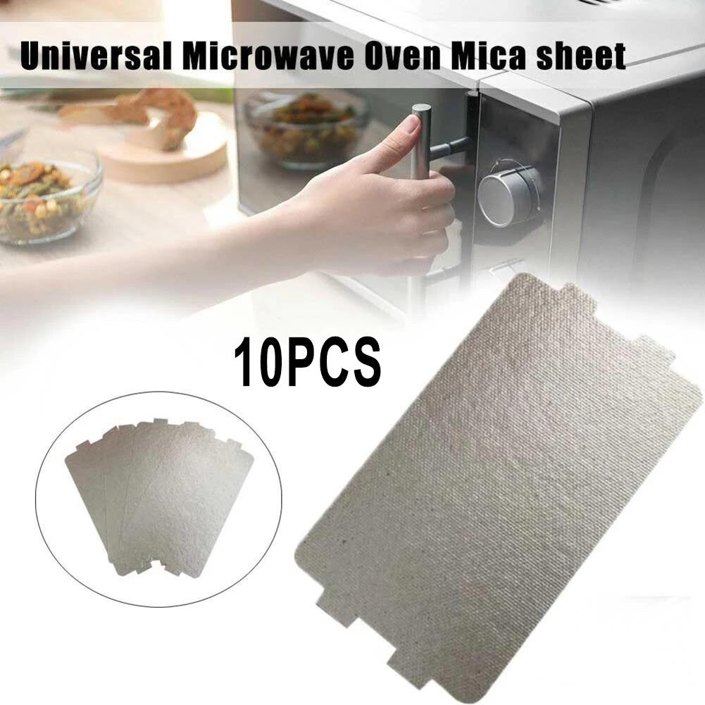 10pcs Universal Microwave Oven Mica Sheet Wave Guide Cover Sheet Plate Thermal Insulation Anti-oil Baffle Mica Plates Replace
10pcs Universal Microwave Oven Mica Sheet Wave Guide Cover Sheet Plate Thermal Insulation Anti-oil Baffle Mica Plates Replace