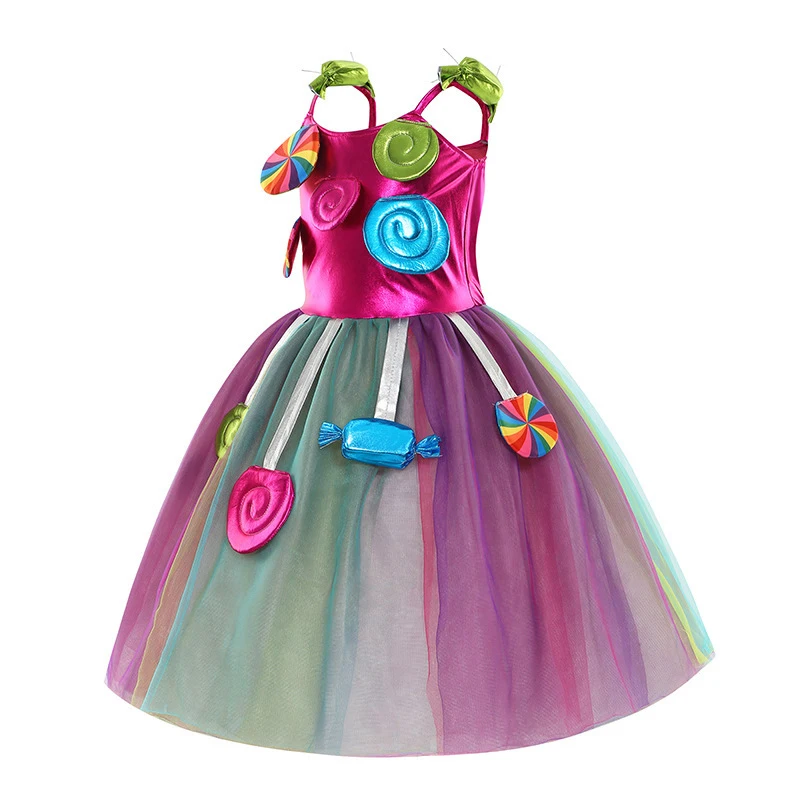 Sweet Candly Princess Dress for Girls Performance Costumes Birthday Party Kid Cosplay Rainbow Mesh Dresses Accessory Halloween
Sweet Candly Princess Dress for Girls Performance Costumes Birthday Party Kid Cosplay Rainbow Mesh Dresses Accessory Halloween