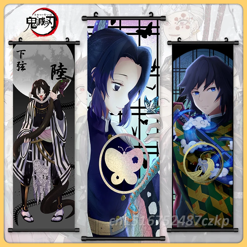 Demon Slayer Kanroji Mitsuri Kochou Shinobu Scroll Canvas Wall Hanging Painting Home Decor Anime Poster Wall Art Room Decoration
Demon Slayer Kanroji Mitsuri Kochou Shinobu Scroll Canvas Wall Hanging Painting Home Decor Anime Poster Wall Art Room Decoration