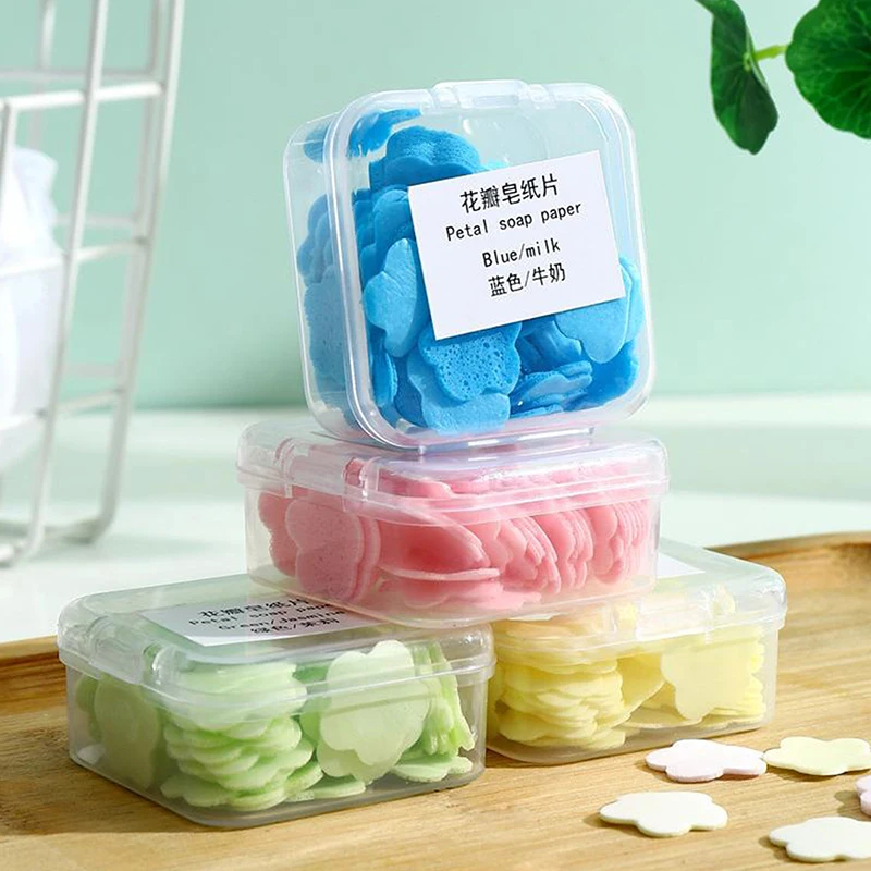 1Box Household Portable Skin Friendly Fresh Hand Washing Toilet Soap Slice Disposable Petal Soaps Flakes Cleaning for travel
1Box Household Portable Skin Friendly Fresh Hand Washing Toilet Soap Slice Disposable Petal Soaps Flakes Cleaning for travel