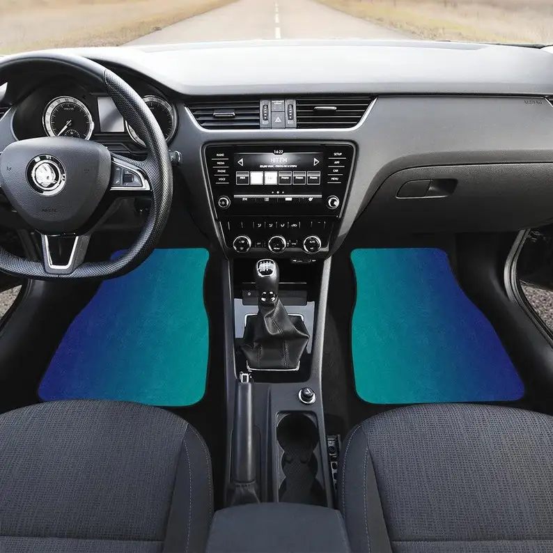 Ombre Blue Turquoise Car Mats Colorful Happy Artistic, Car Accessory Floor Mats Set of 4 Front and Back
Ombre Blue Turquoise Car Mats Colorful Happy Artistic, Car Accessory Floor Mats Set of 4 Front and Back